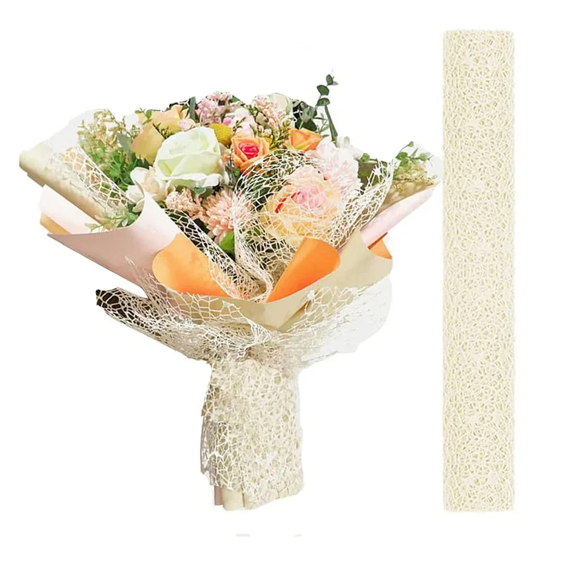 Florist Supply Paper - Flower Wrapping Mesh Paper Iregular Hollow