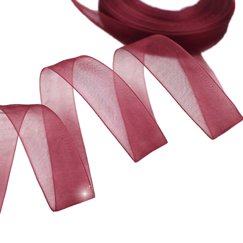 (50 yards/roll) 3/4'' (20mm) W - مراجعة Ribbon Organza Roll وسعره