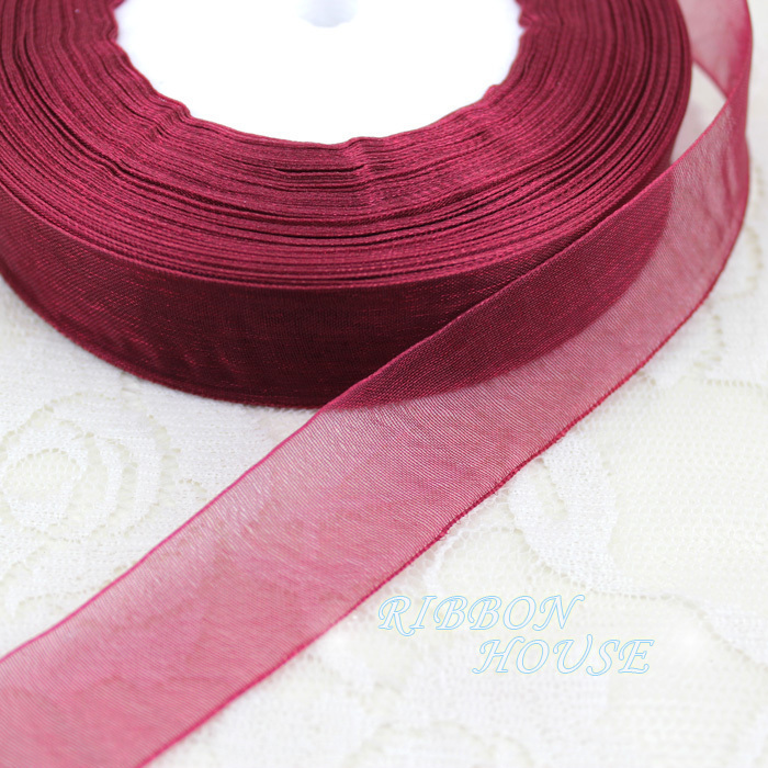 (50 yards/roll) 3/4'' (20mm) W - مراجعة Ribbon Organza Roll وسعره