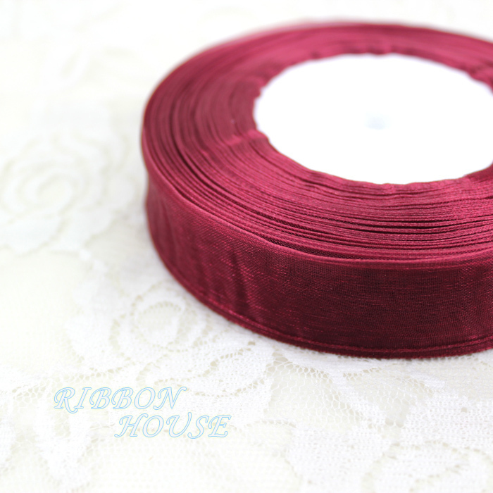 (50 yards/roll) 3/4'' (20mm) W - مراجعة Ribbon Organza Roll وسعره