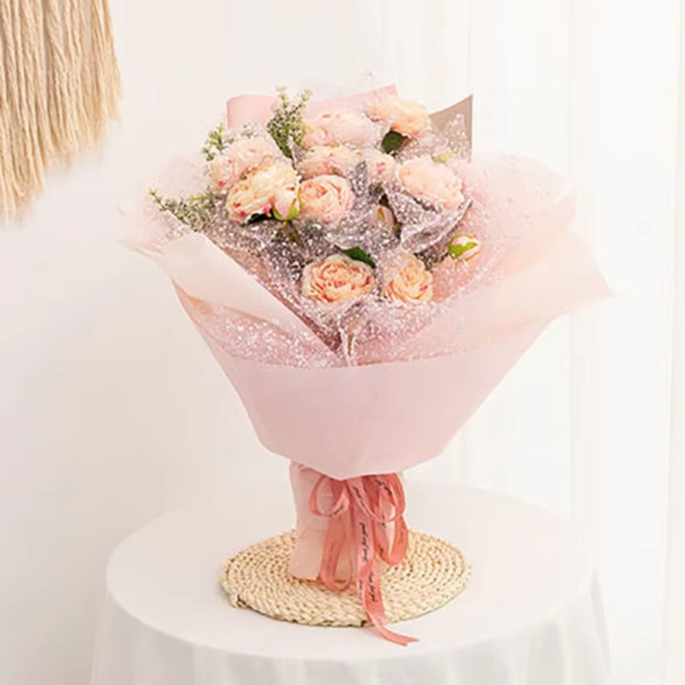 Snowflake Fresh Flower Wrappin - مراجعة Florist Supply Paper وسعره