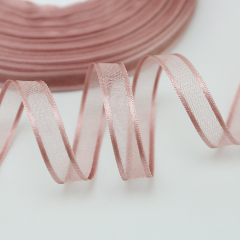(50 Yards/roll) 3/8'' (10mm) B - مراجعة Ribbon Organza Roll وسعره