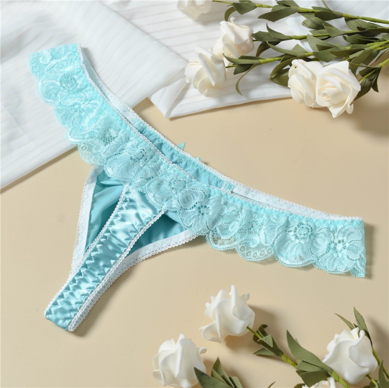 Men's Satin Frilly Lace Trim S - مراجعة Ribbon Wired Satin وسعره