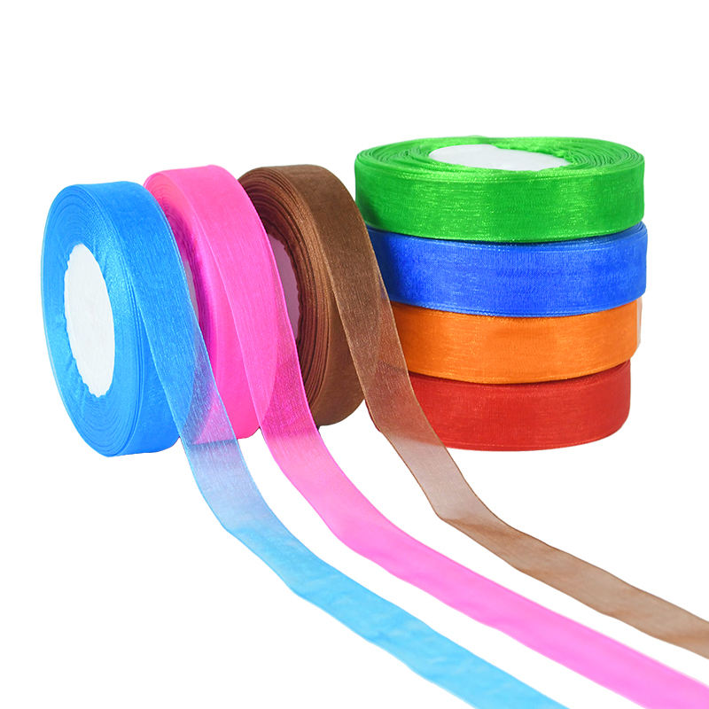 2cm Solid Color Organza Tulle  - مراجعة Ribbon Organza Roll وسعره