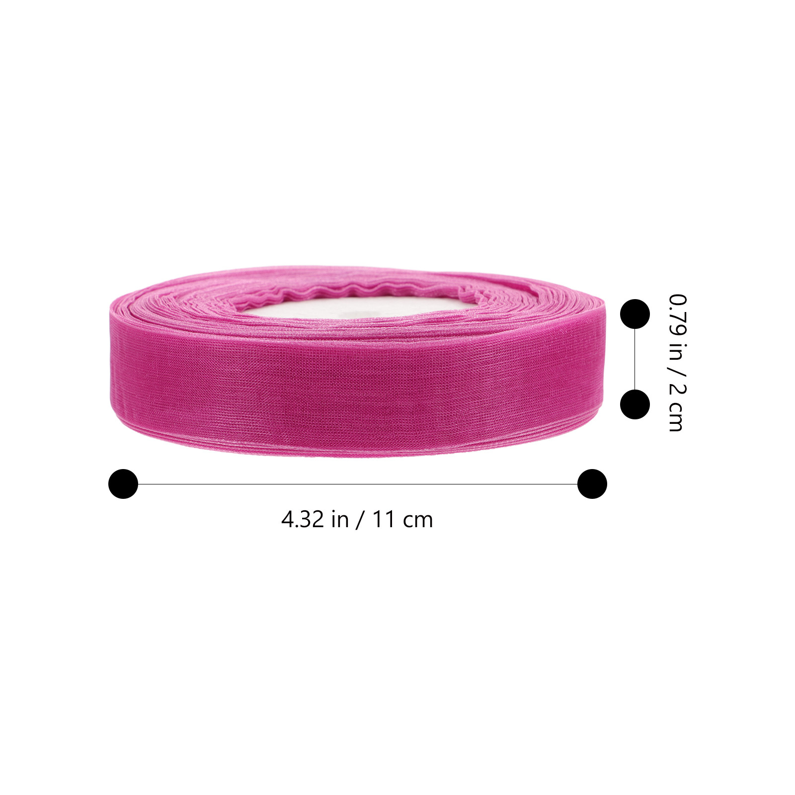 Organza Ribbon Roll 2Cm Purple - مراجعة Ribbon Organza Roll وسعره