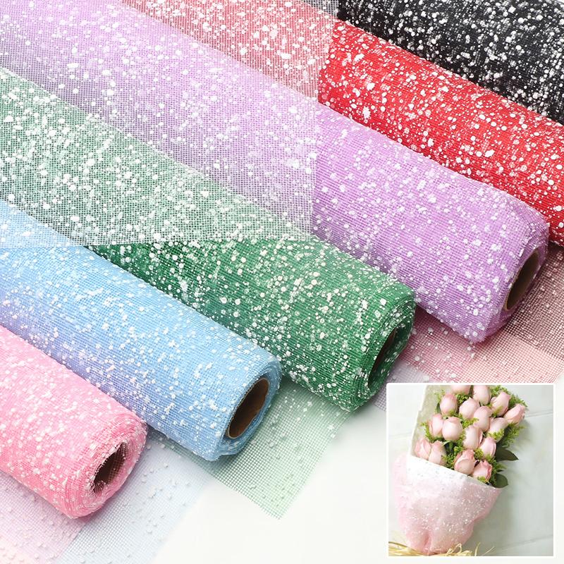 Snowflake Yarn Wrapping Mesh P - مراجعة Florist Supply Paper وسعره