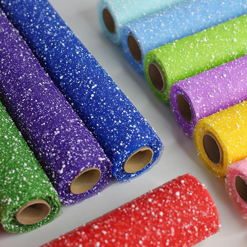 Snowflake Yarn Wrapping Mesh P - مراجعة Florist Supply Paper وسعره