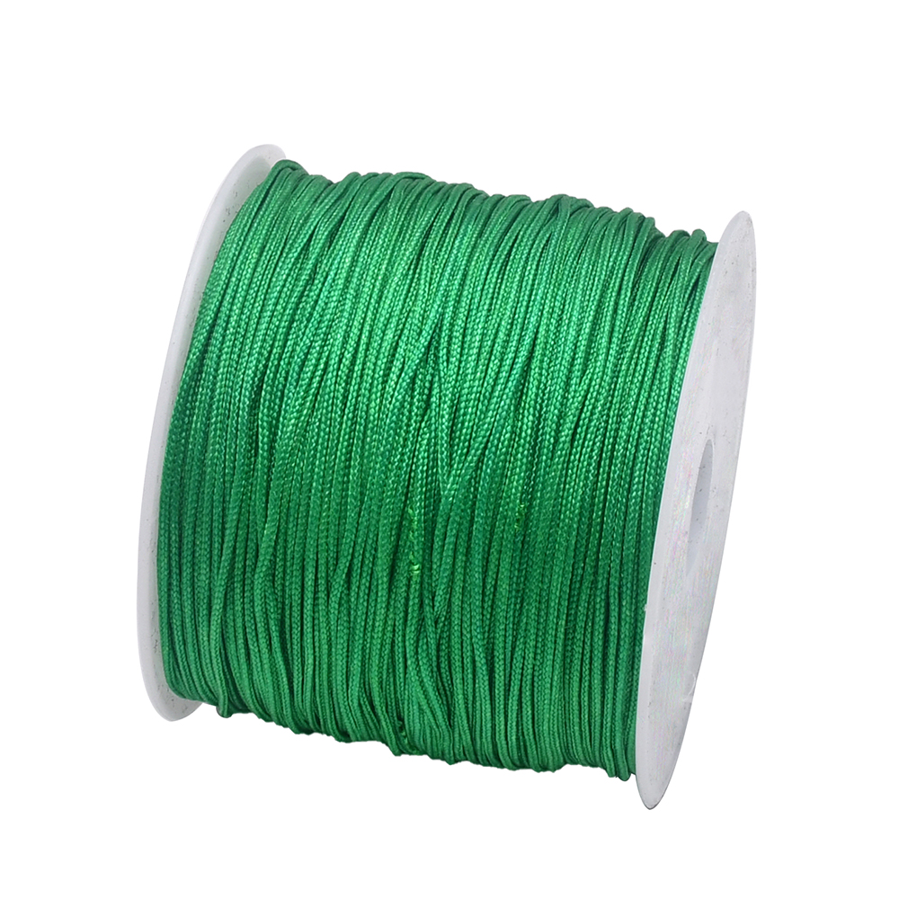 50Yds 0.8mm Crafts Nylon Cord  - مراجعة Ribbon Wired Satin وسعره