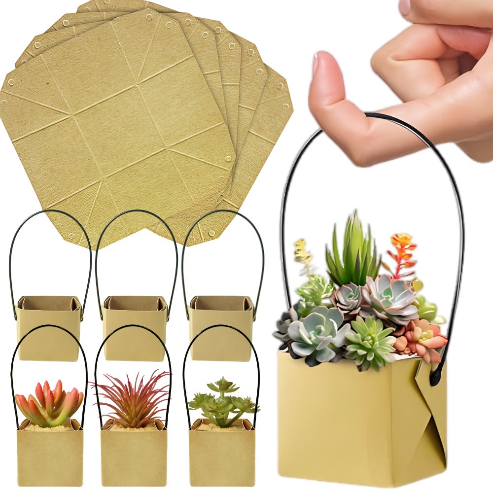 10pcs Kraft Paper Flower Baske - مراجعة Florist Supply Paper وسعره