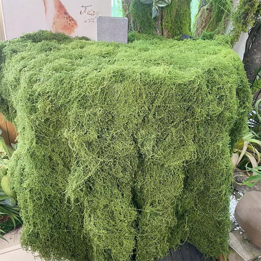 Artificial Preserved Moss Mat  - مراجعة Preserved Moss Sheet وسعره