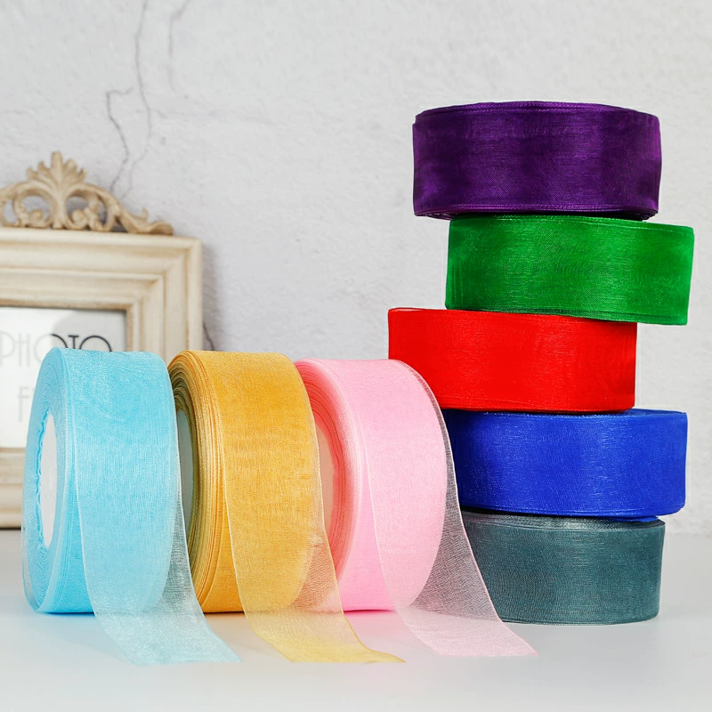 4cm Chiffon Organza Ribbon Who - مراجعة Ribbon Organza Roll وسعره