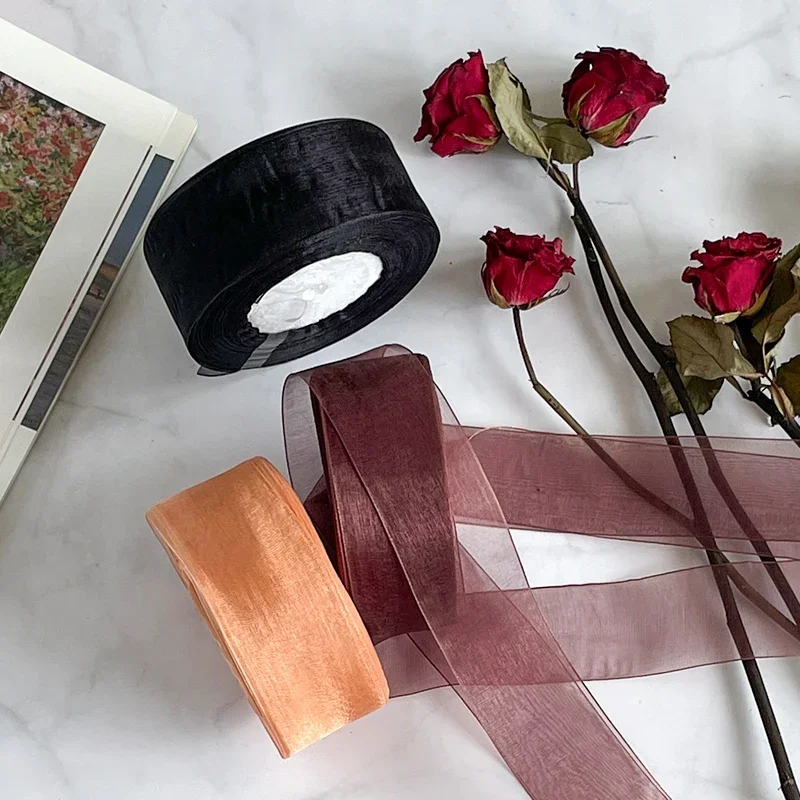 4cm Chiffon Organza Ribbon Who - مراجعة Ribbon Organza Roll وسعره