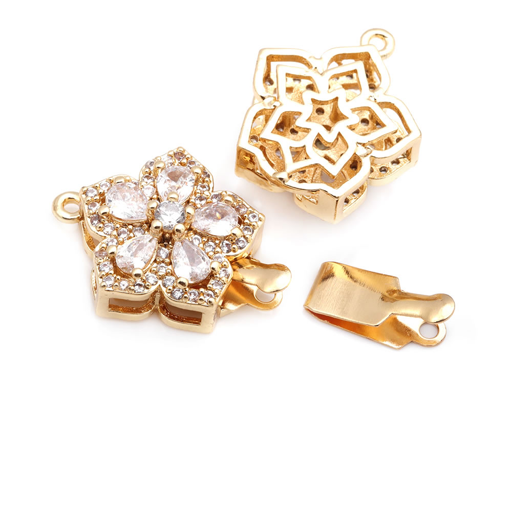 4 Sets Full Size 21x15MM 18K G - مراجعة Flower Supplies وسعره