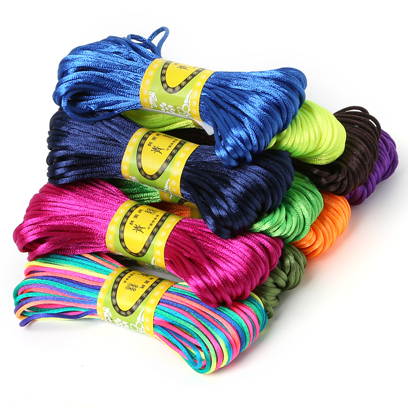 2.5mm 20m Satin Rattail Silk M - مراجعة Ribbon Wired Satin وسعره