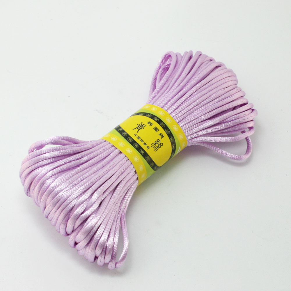 2.5mm 20m Satin Rattail Silk M - مراجعة Ribbon Wired Satin وسعره