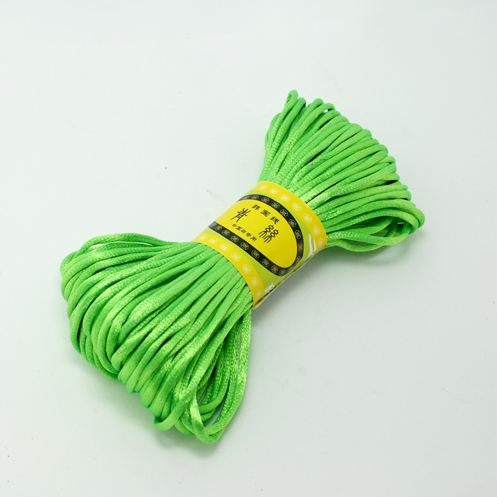 2.5mm 20m Satin Rattail Silk M - مراجعة Ribbon Wired Satin وسعره
