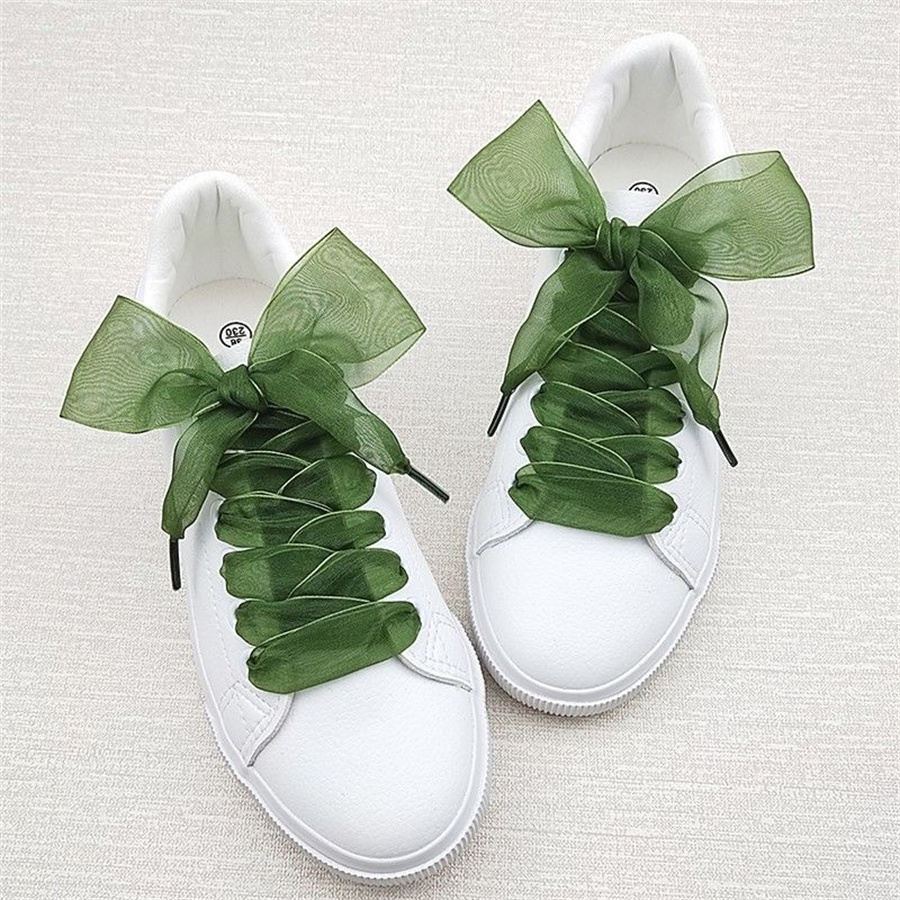 1 Pair 4cm Widen Organza Shoe  - مراجعة Ribbon Wired Satin وسعره