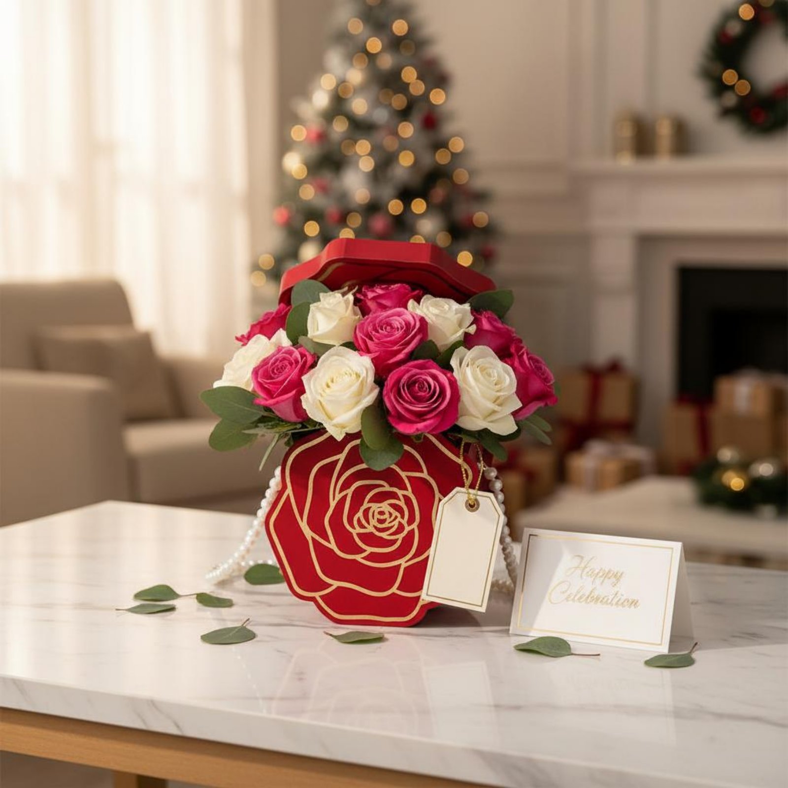 Floral Flower Arrangement Ribb - مراجعة Flower Supplies وسعره