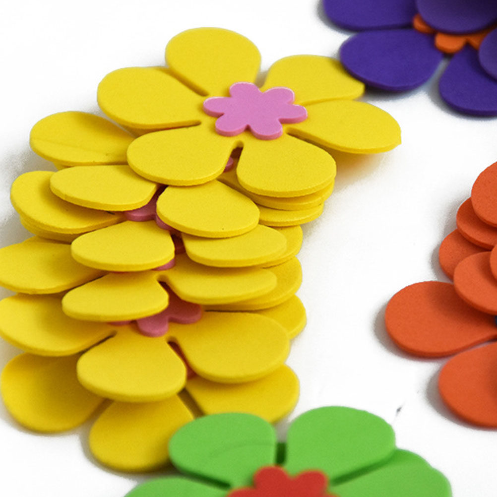 120Pcs Cute Flower Design Foam - مراجعة Flower Supplies وسعره