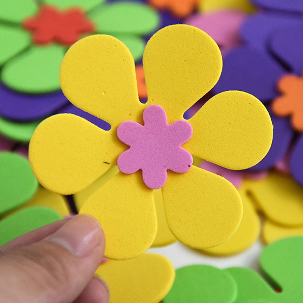 120Pcs Cute Flower Design Foam - مراجعة Flower Supplies وسعره