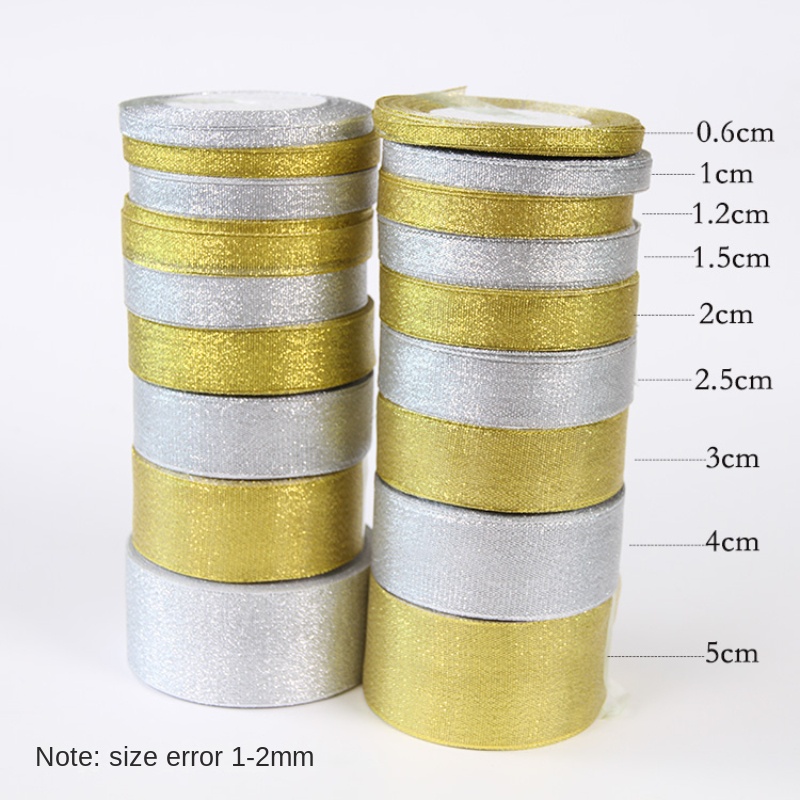 Gold/Silver Organza Onion Ribb - مراجعة Ribbon Organza Roll وسعره