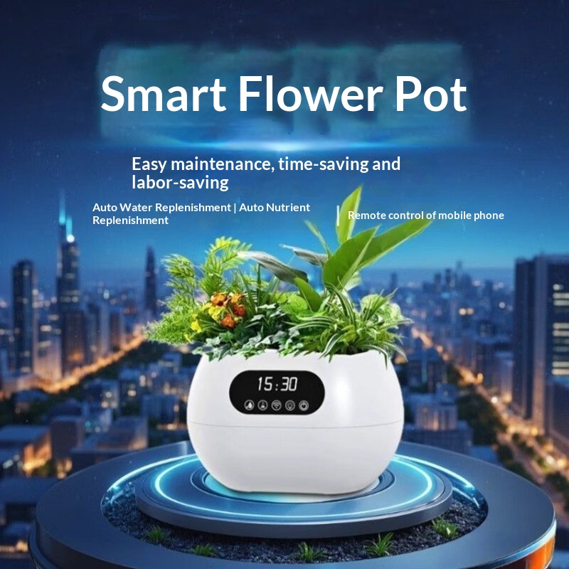 Ai Intelligent Flowerpot Autom - مراجعة Flower Supplies وسعره