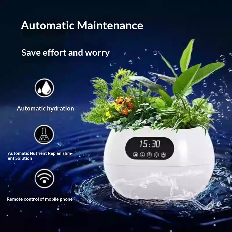 Ai Intelligent Flowerpot Autom - مراجعة Flower Supplies وسعره