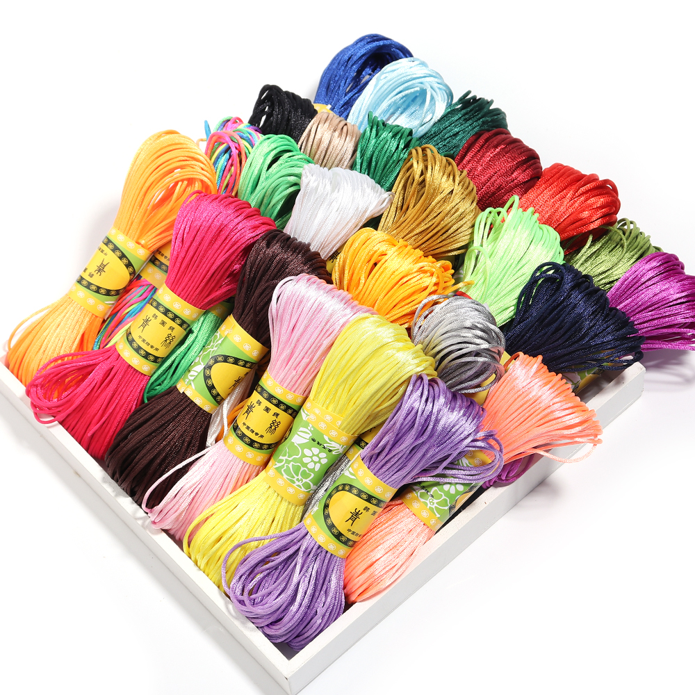 20m/lot Chinese Knotted Silk T - مراجعة Ribbon Wired Satin وسعره