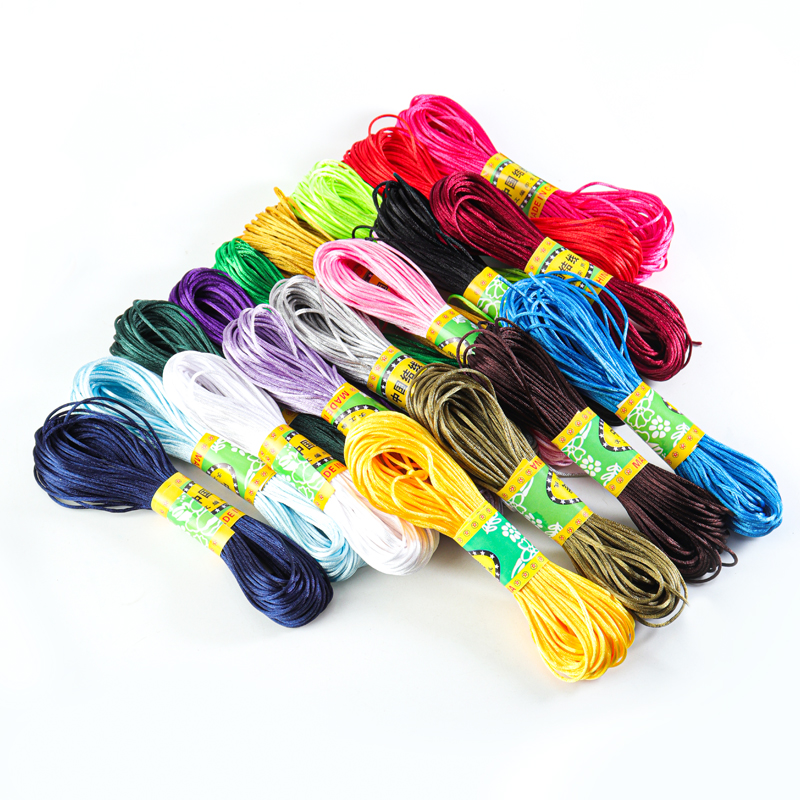 20m/lot Chinese Knotted Silk T - مراجعة Ribbon Wired Satin وسعره