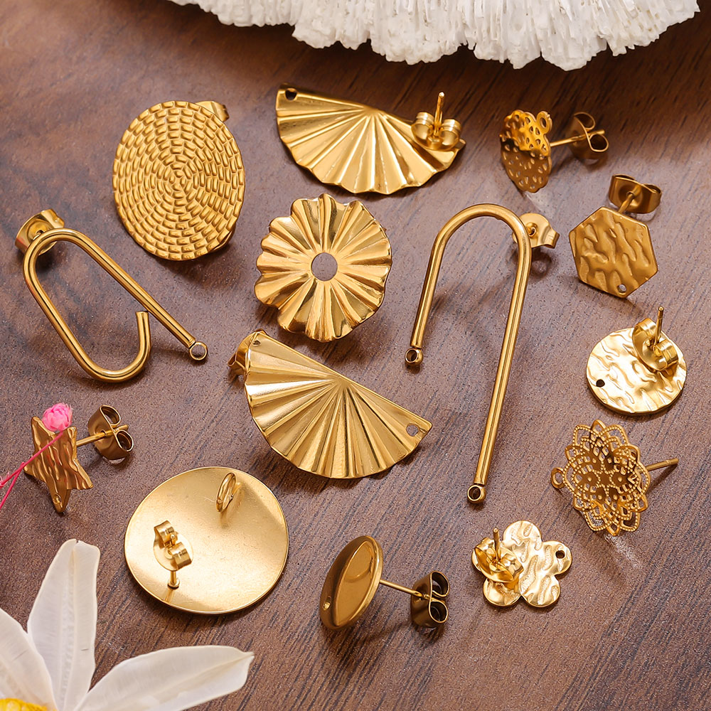 10pcs Stainless Steel Earrings - مراجعة Flower Supplies وسعره