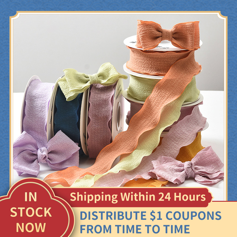 Bow Hair Accessories Handmade  - مراجعة Ribbon Organza Roll وسعره