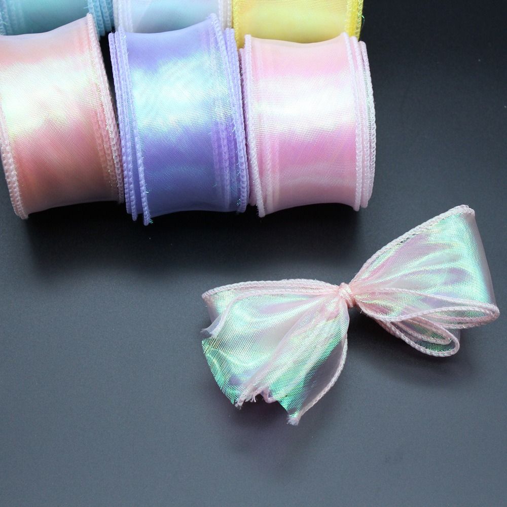 40mm 10 Yards Roll of Satin Ri - مراجعة Ribbon Organza Roll وسعره