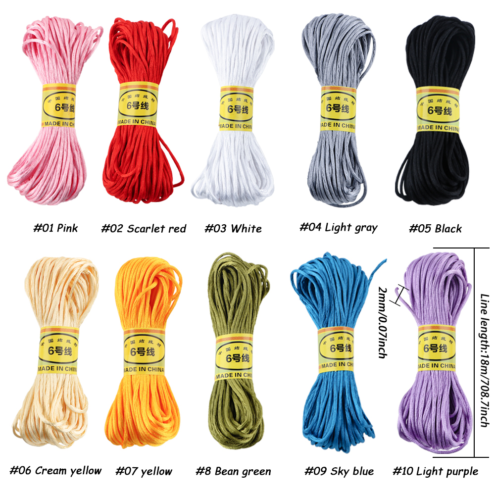 2mm 18m/Lot Satin Nylon Trim C - مراجعة Ribbon Wired Satin وسعره