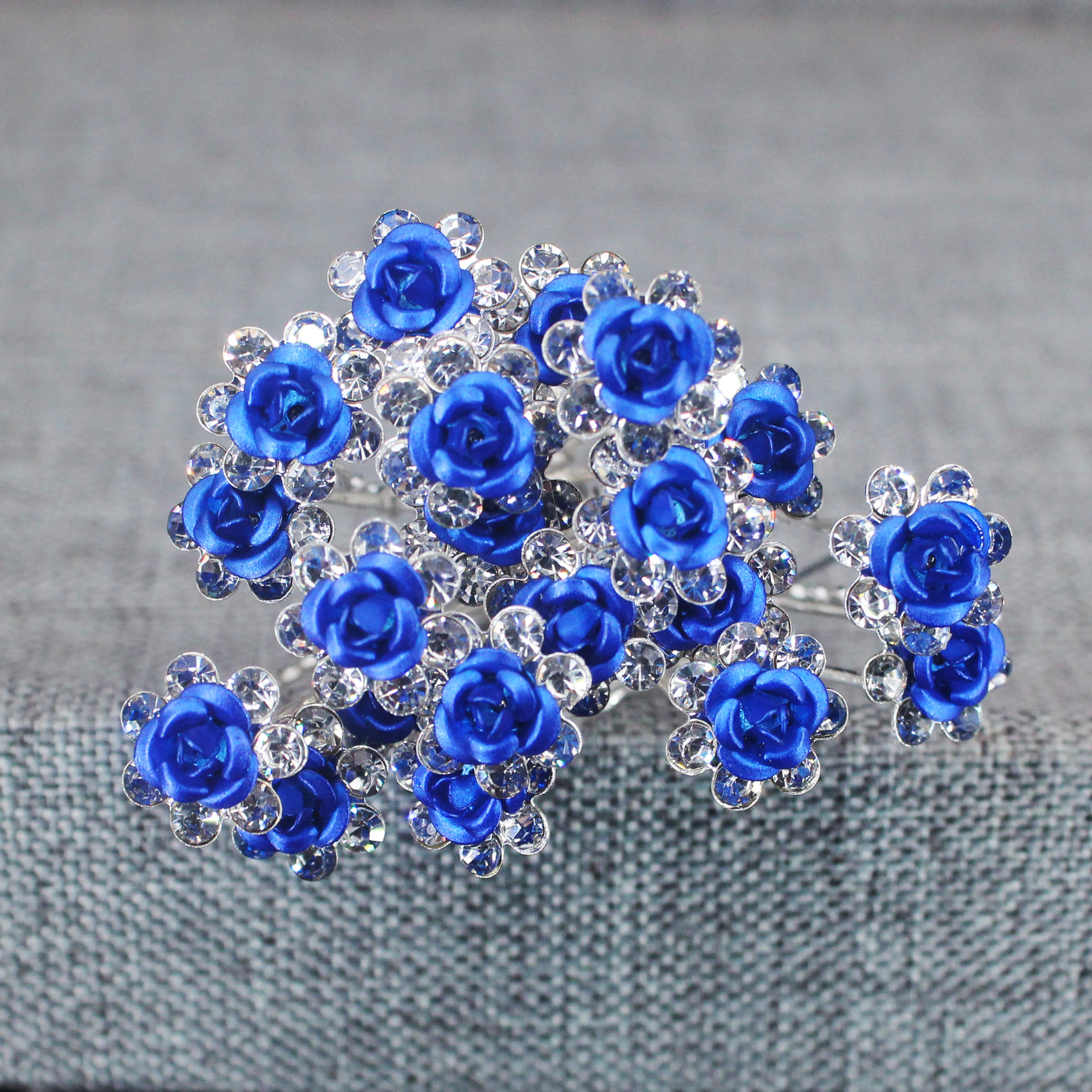 20PCS Rose Flower Rhinestone H - مراجعة Flower Supplies وسعره