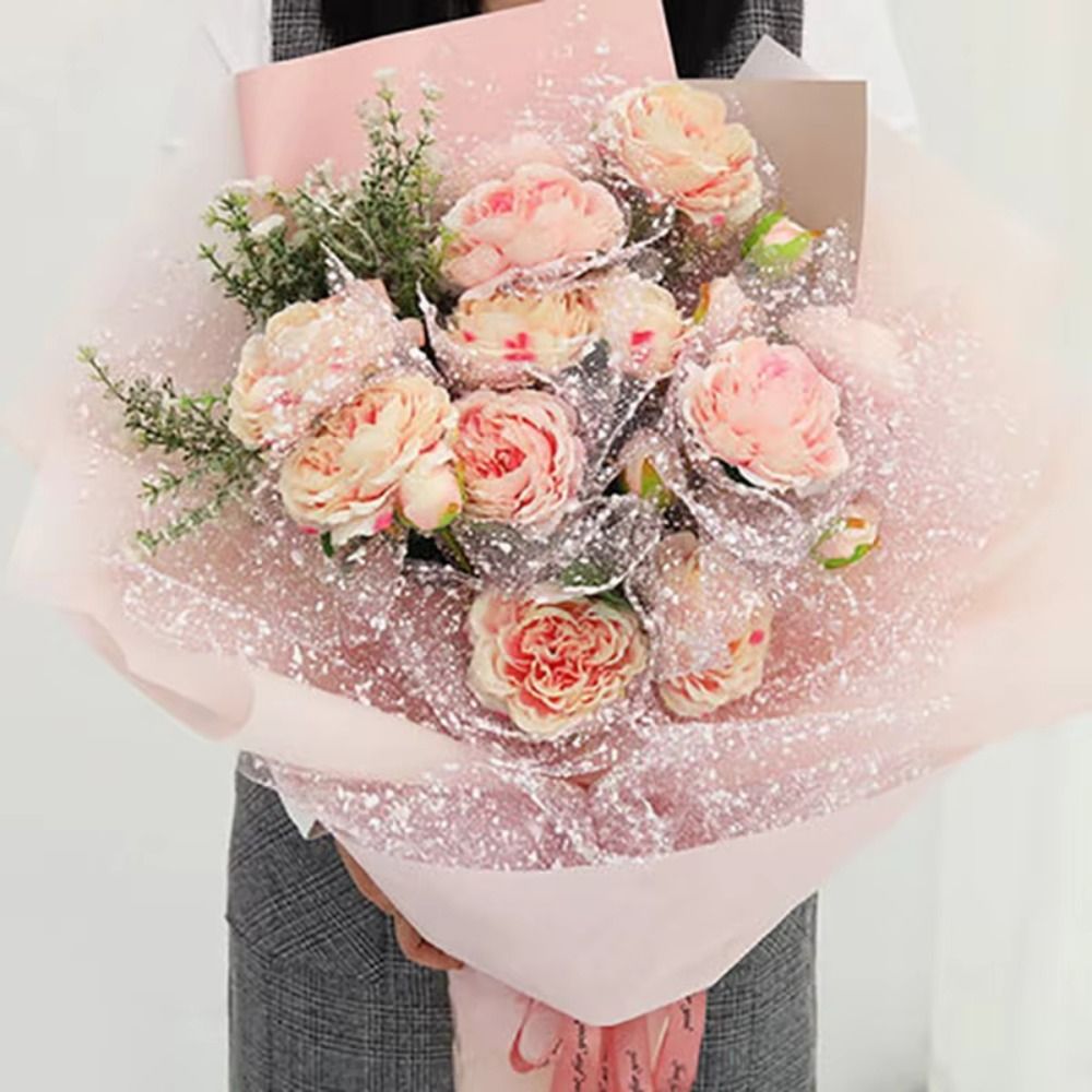 Snowflake Fresh Flower Wrappin - مراجعة Florist Supply Paper وسعره